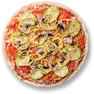 mushroom pizza vegetarian